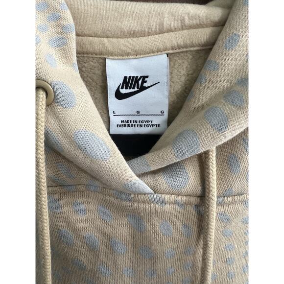 Nike | Women Phoenix Fleece Hoodie Project Uphoria Oversized Cropped -Size Large - Picture 2 of 6